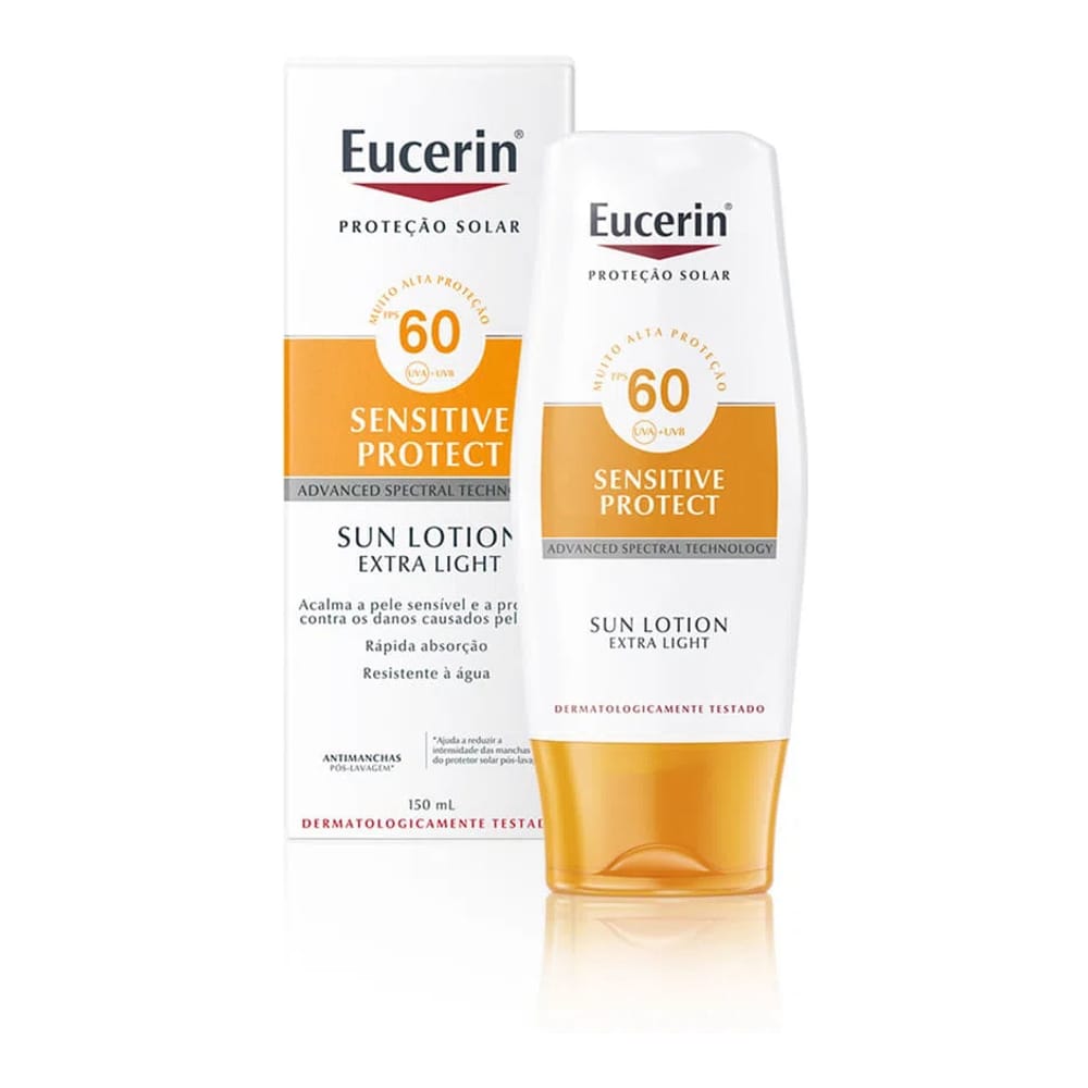 Eucerin - Crème solaire pour le corps 'Sensitive Protect Extra Light SPF50+' - 150 ml