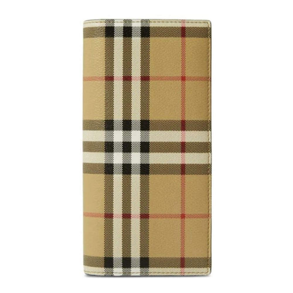 Burberry - Portefeuille 'Check-Pattern Long' pour Hommes