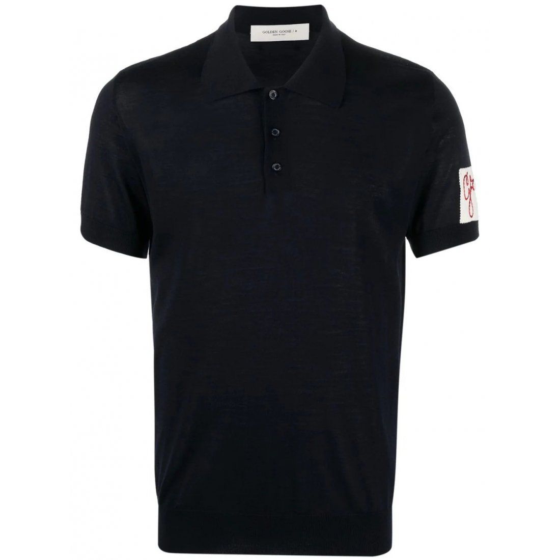 Golden goose deluxe brand - Polo 'Logo-Patch' pour Hommes