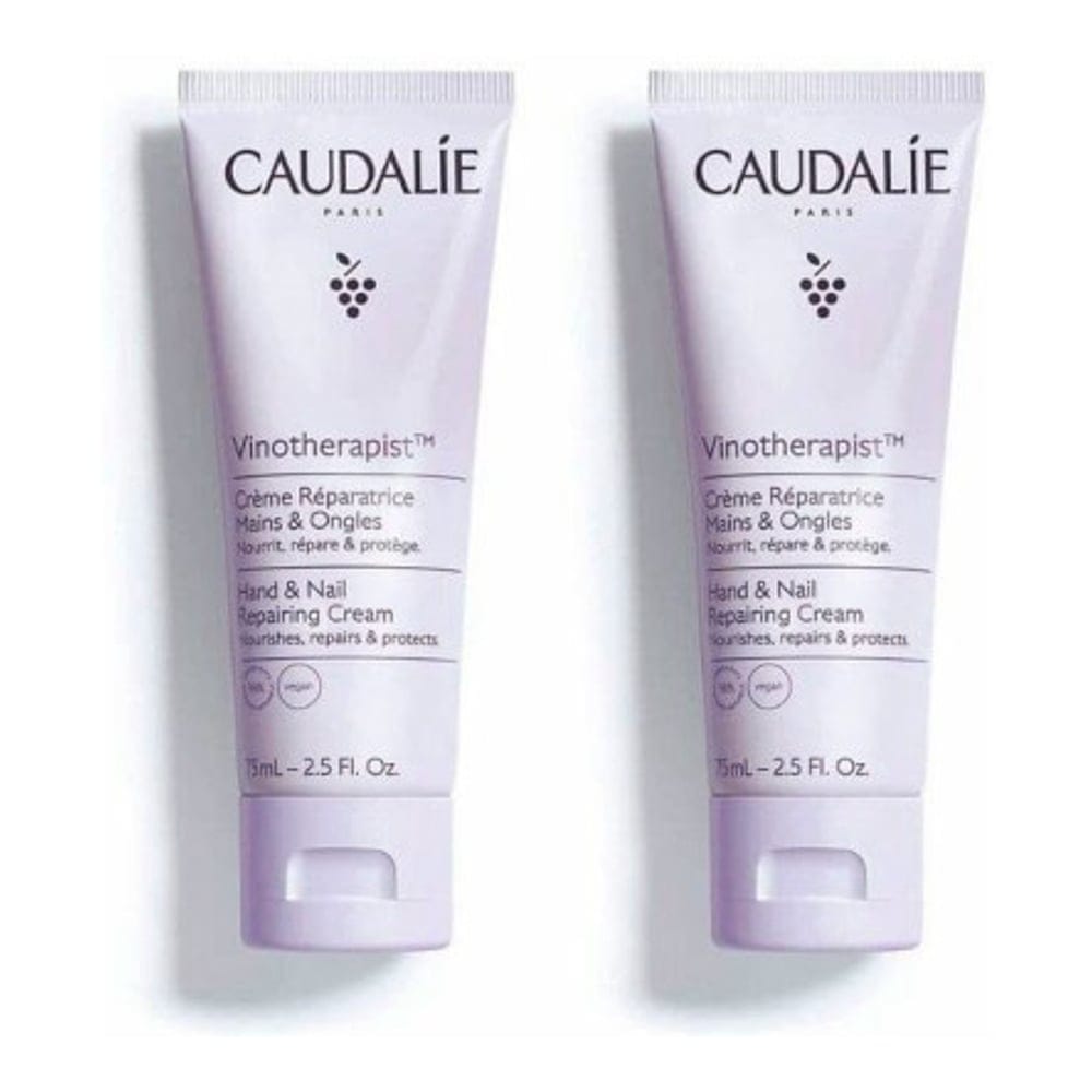 Caudalie - Vinotherapist Duo Crème Réparatrice Mains et Ongles - 75 ml, 2 Pièces