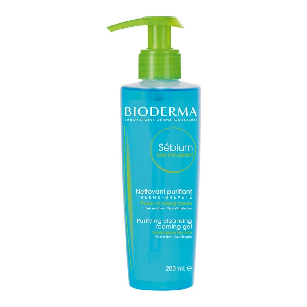 Bioderma - Sébium Gel Moussant Nettoyant Purifiant Sébo Correcteur - 200 ml