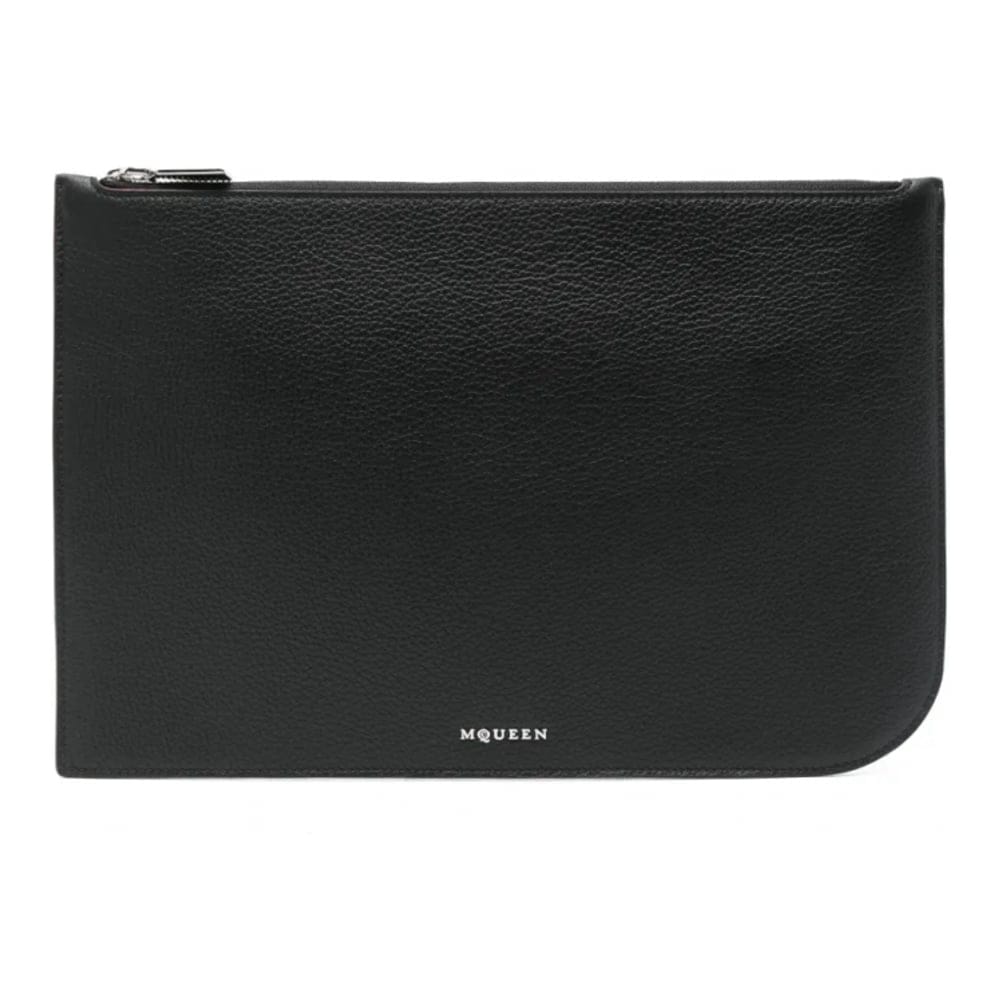 Alexander mcqueen - Pochette 'Logo-Lettering' pour Hommes