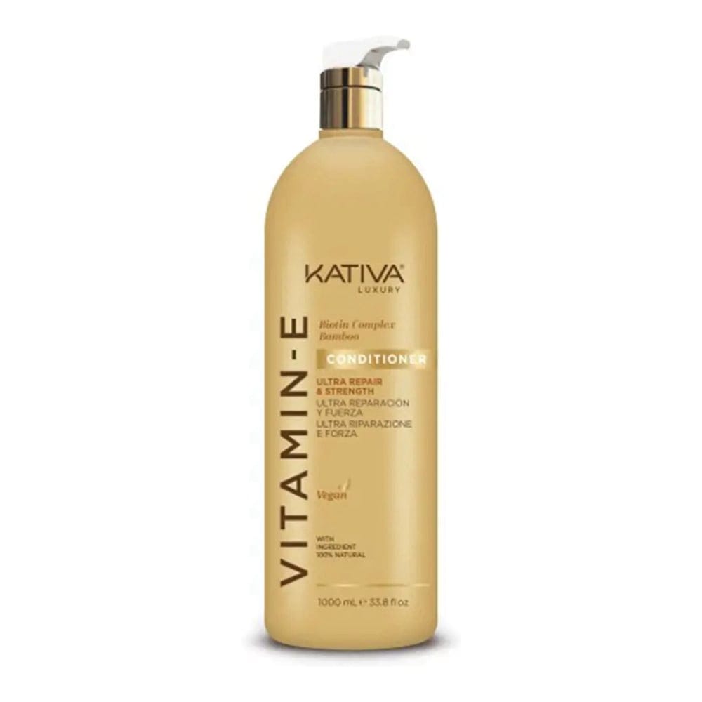 Kativa - Après-shampoing 'Vitamina E  Biotin & Bamboo' - 1000 ml