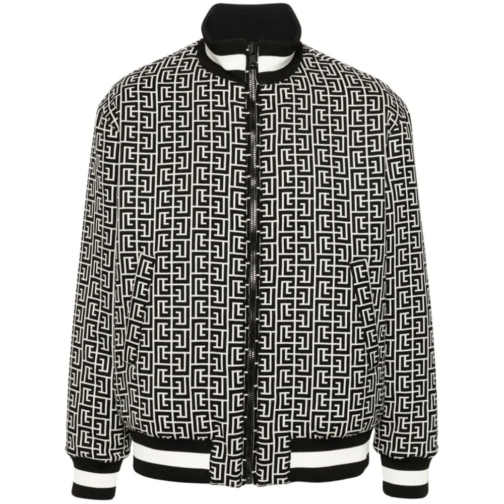 Balmain - Blouson bomber 'Monogram Reversible' pour Hommes