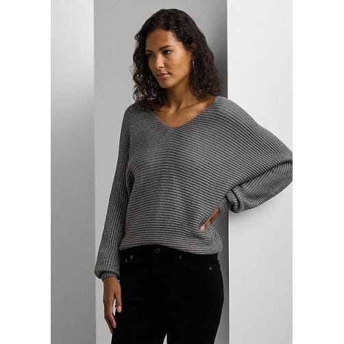Lauren ralph lauren - 'Metallic Rib Knit Dolman Sleeve Sweater' pour Femmes