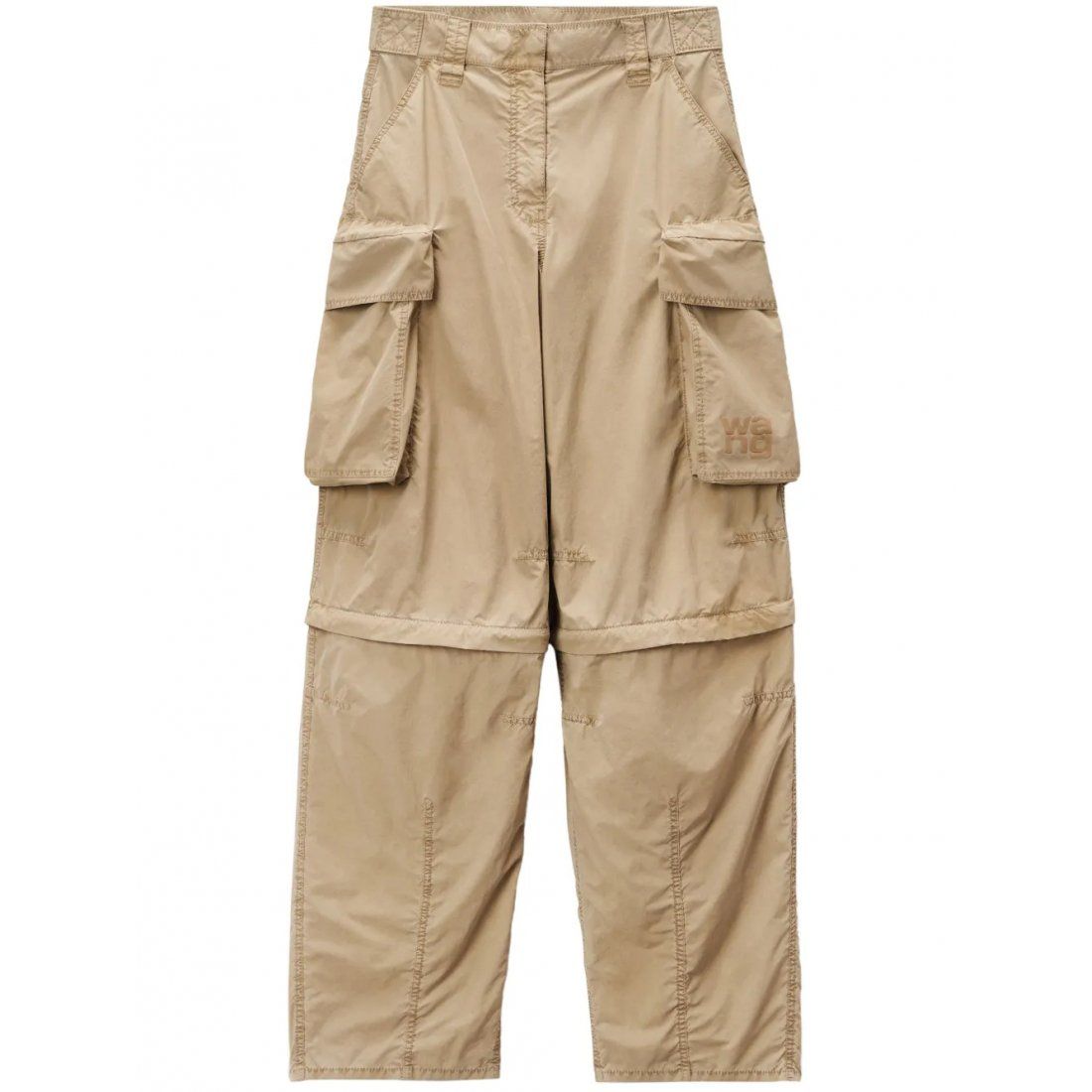 T by alexander wang - Pantalon cargo 'Panelled Wide-Leg' pour Femmes