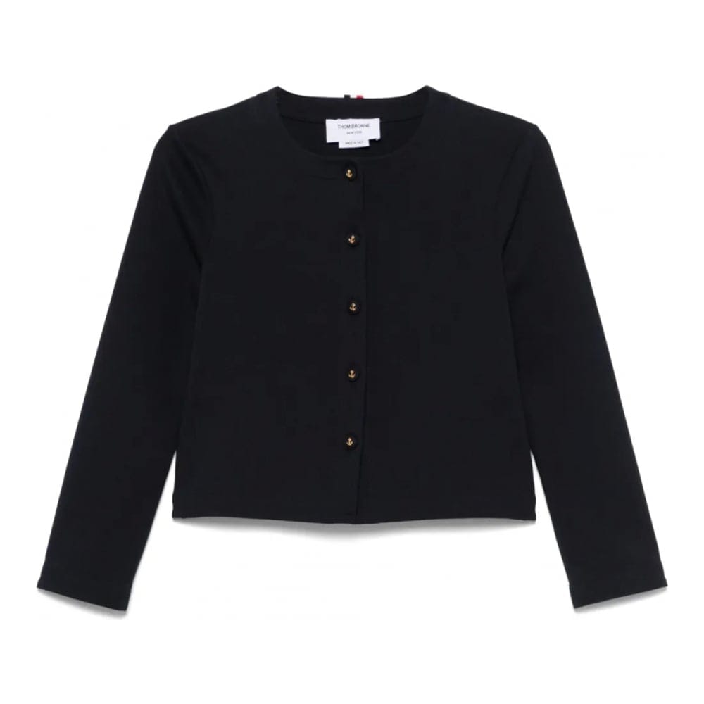 Thom browne - Cardigan 'Anchor Buttons Crew-Neck' pour Femmes