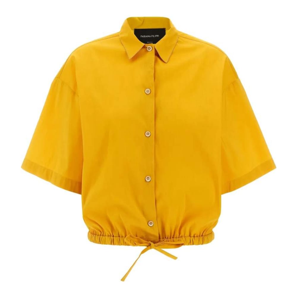 Fabiana filippi - Chemise à manches courtes 'Rhinestone-Embellished' pour Femmes
