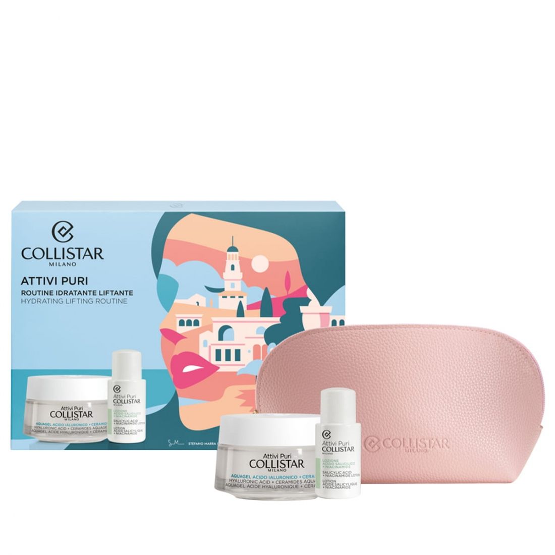 Collistar - Coffret de soins de la peau 'Hydrating Lifting Routine' - 4 Pièces