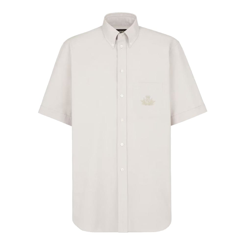 Fendi - Chemise à manches courtes 'Oxford' pour Hommes