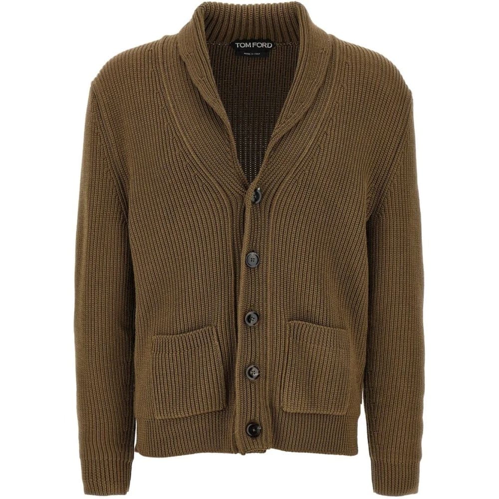 Tom ford - Cardigan 'Ribbed-Knit' pour Hommes