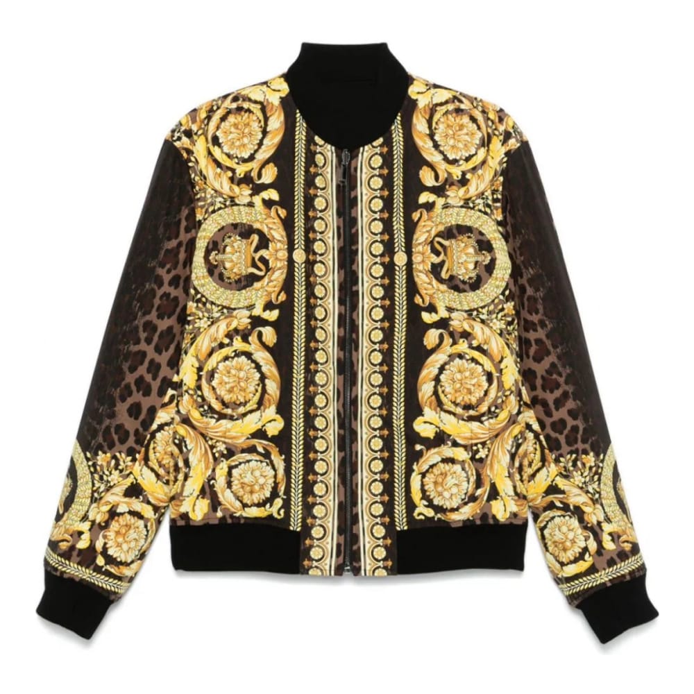 Versace - Blouson bomber 'Barocco-Print' pour Hommes