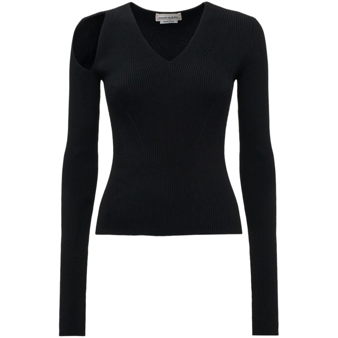 Alexander McQueen - Pull 'Cut Out Ribbed' pour Femmes