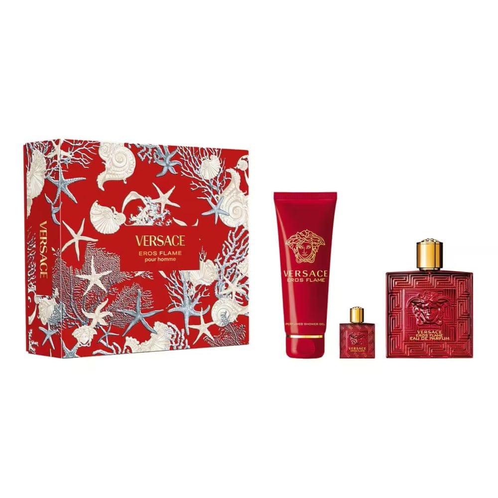 Versace - Coffret de parfum 'Eros Flame' - 3 Pièces