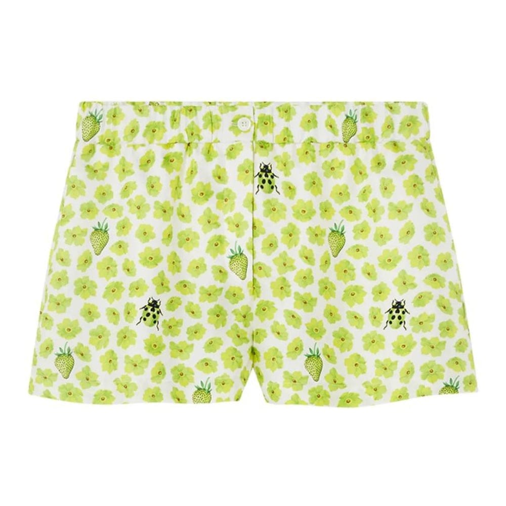 Versace - Short 'Floral-Print' pour Femmes