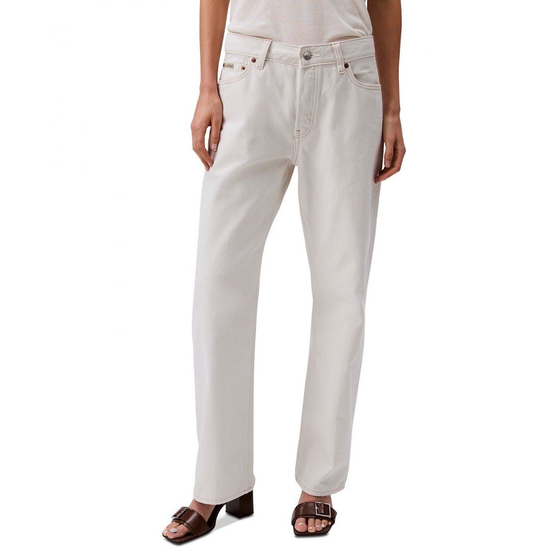 Calvin klein jeans - Femmes's '90s Straight-Leg Rigid' Jeans
