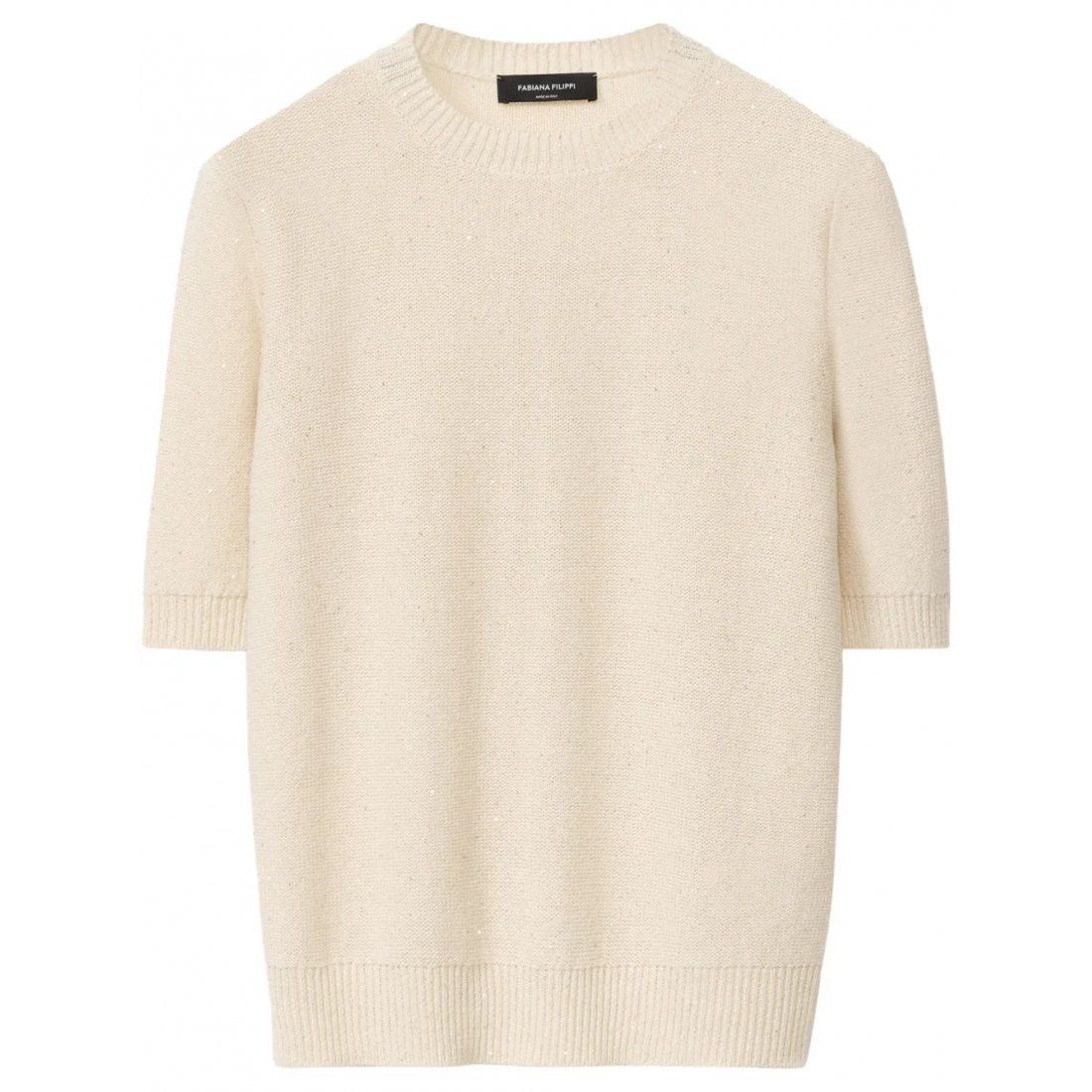 Fabiana filippi - T-shirt 'Sequin-Embellished' pour Femmes