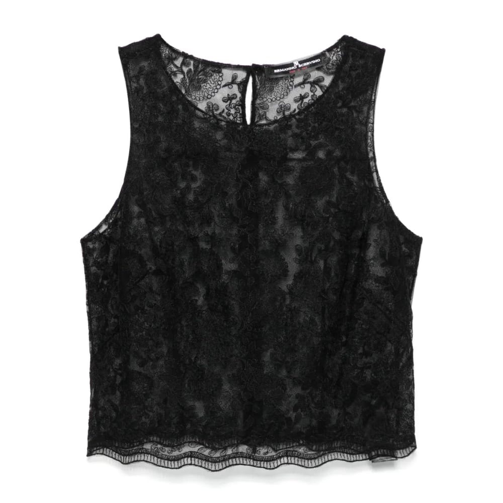 Ermanno scervino - Haut sans manches 'Floral-Lace' pour Femmes