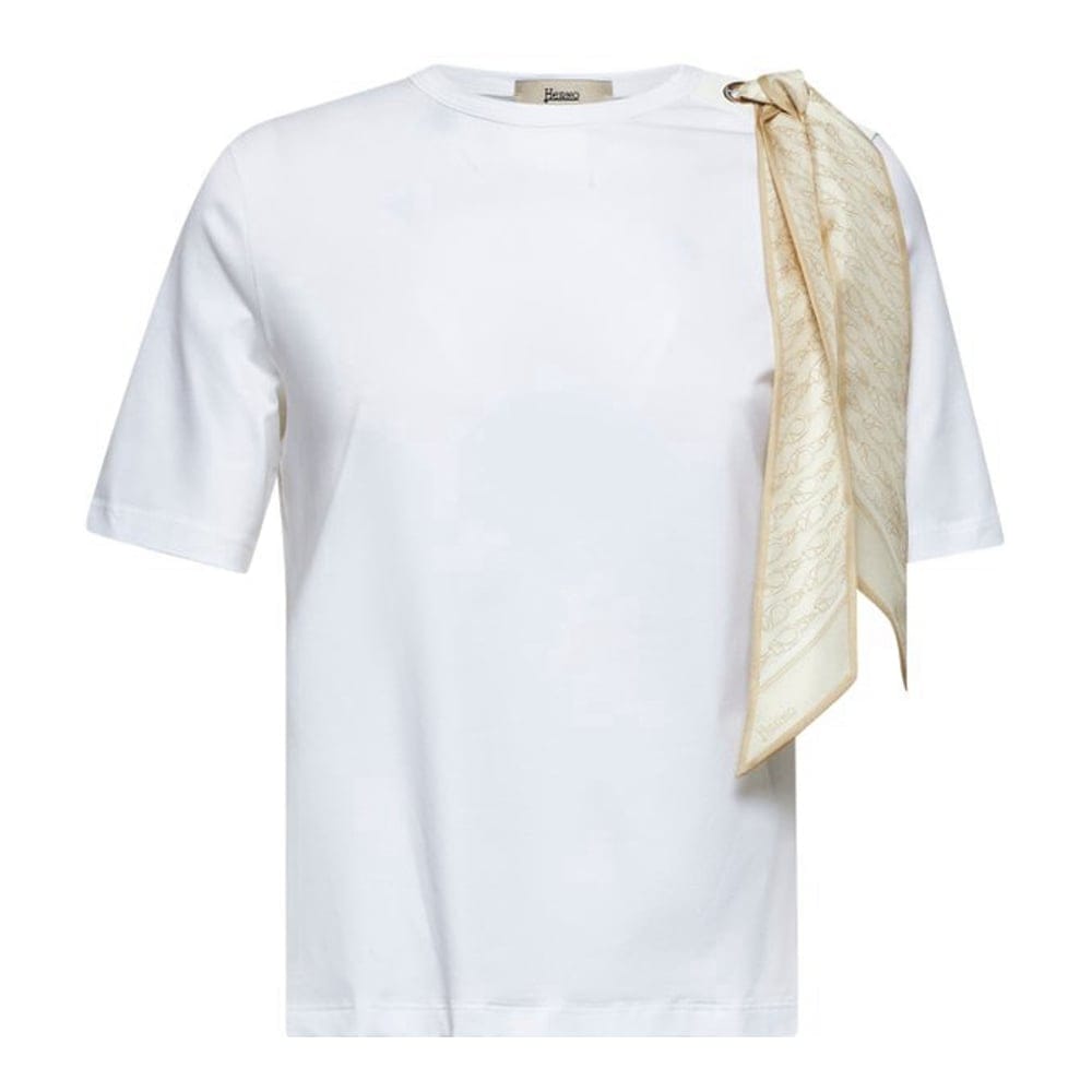 Herno - T-shirt 'With Scarf' pour Femmes