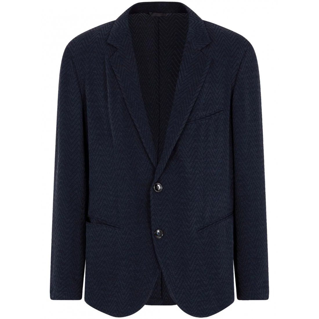 Giorgio armani - Blazer 'Chevron-Pattern' pour Hommes