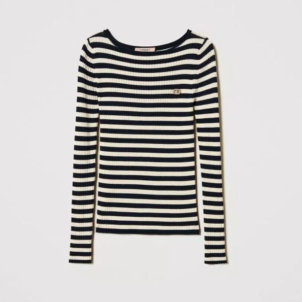 Twin set - Pull 'Striped' pour Femmes