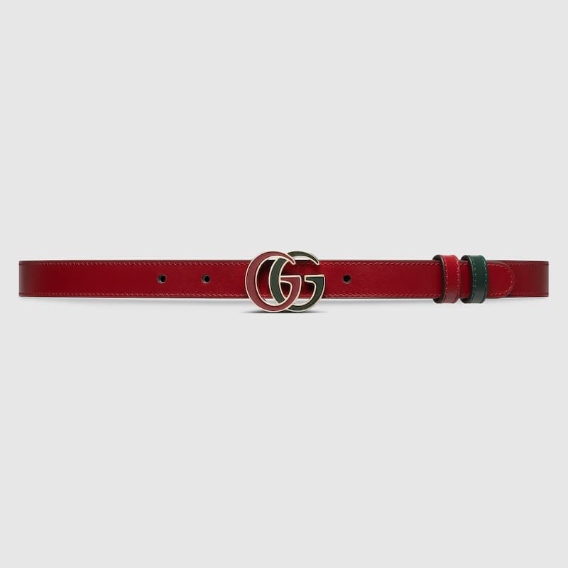 Gucci - Ceinture 'GG Marmont Reversible Thin' pour Femmes