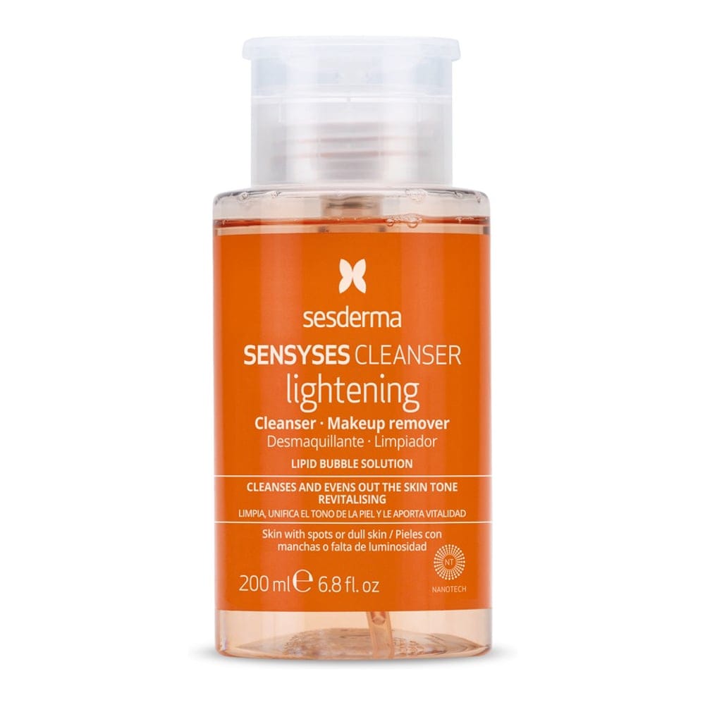 Sesderma - Nettoyant & Démaquillant 'Sensyses Lightening' - Tous types de peau, 200 ml
