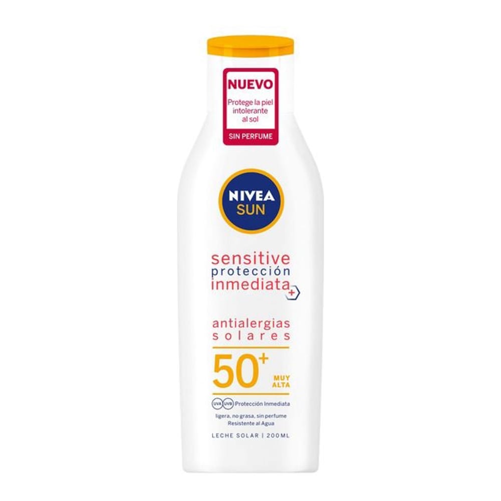Nivea - Lait solaire 'SPF50+' - Peaux sensibles, 200 ml