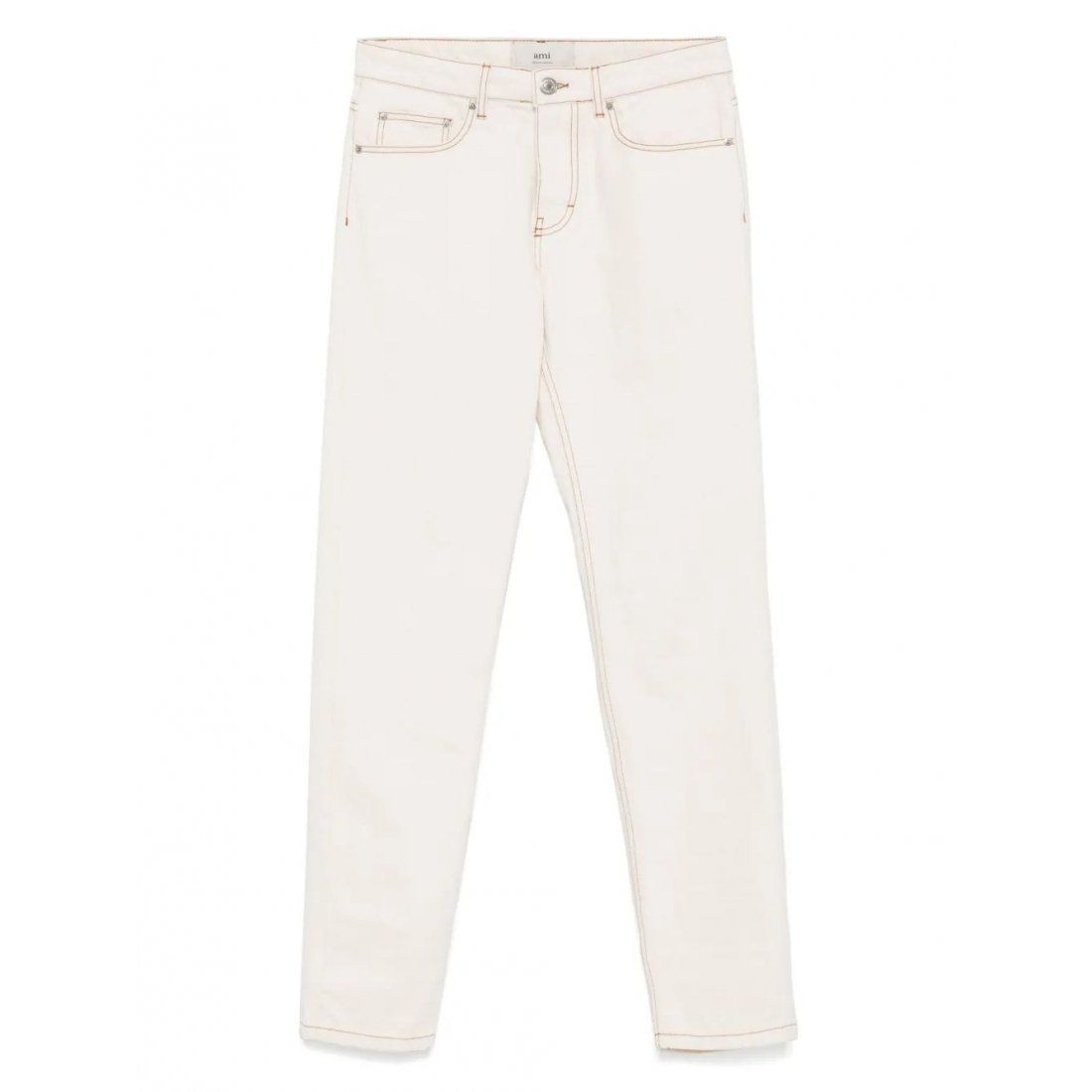 Ami paris - Jeans 'Logo-Patch' pour Hommes