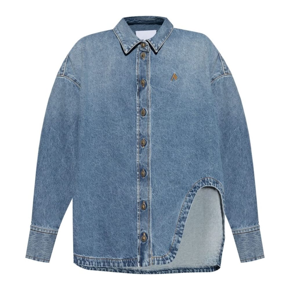 The attico - Chemise en Jean 'Embroidered' pour Femmes