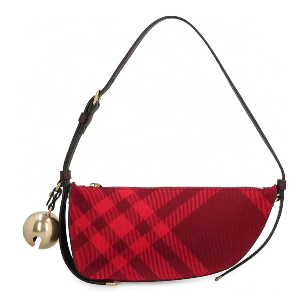 Burberry - Sac à bandoulière 'Mini Shield Check-Pattern' pour Femmes