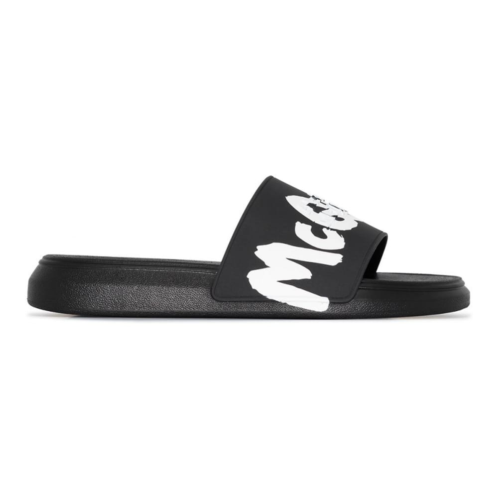 Alexander mcqueen - Claquettes 'Graffiti Logo' pour Hommes