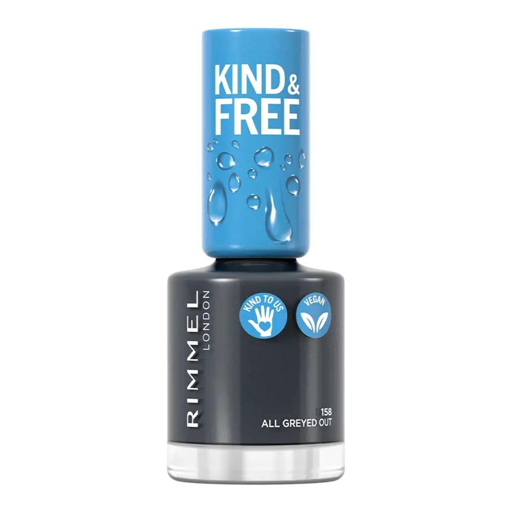 Rimmel London - Vernis à ongles 'Kind & Free' - 158 All Greyed Out 8 ml