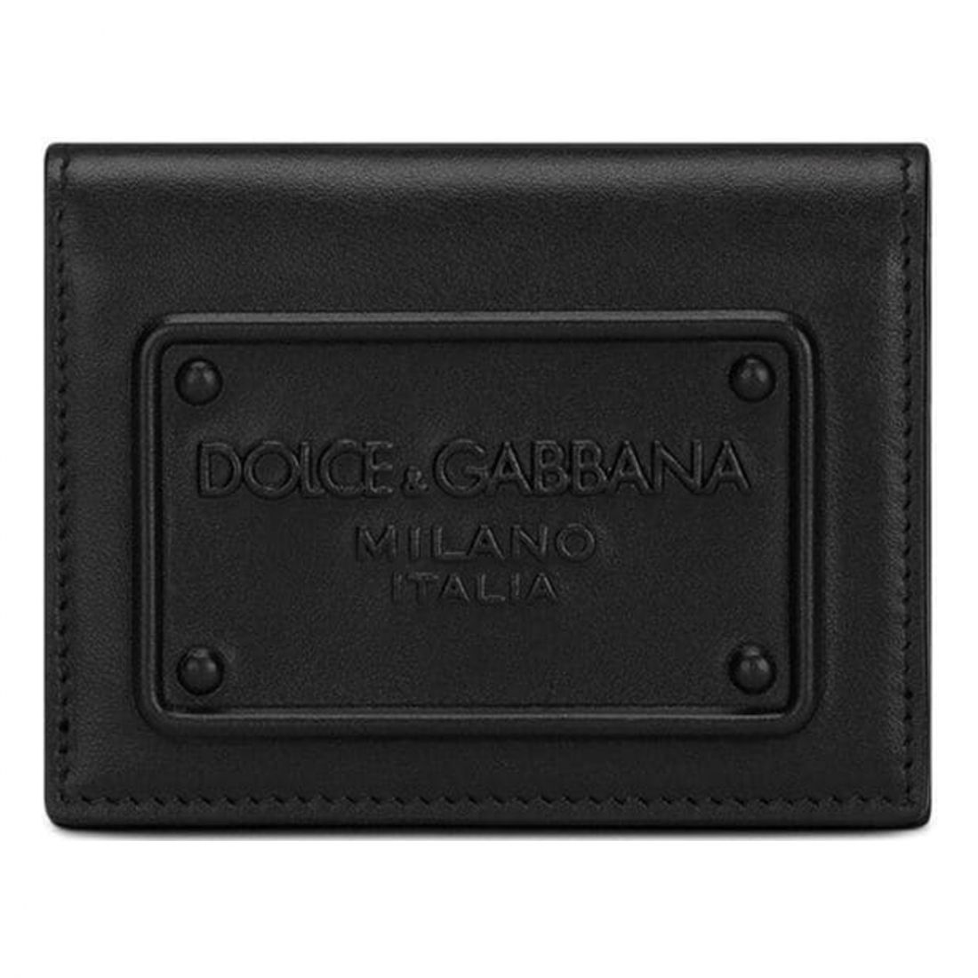 Dolce & Gabbana - Portefeuille 'Logo Patch Folded' pour Hommes