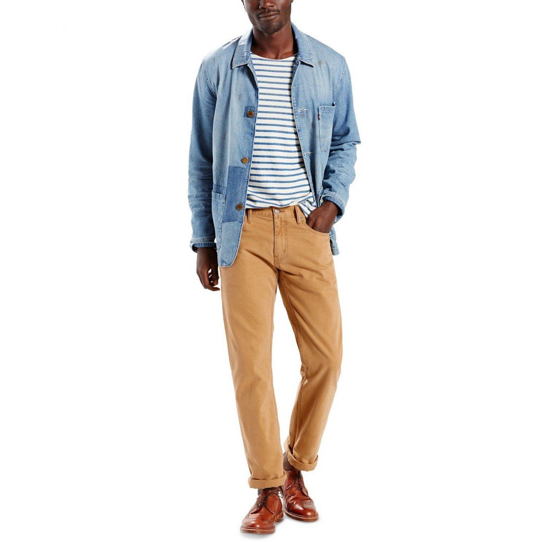 Levi's - Jeans '514 Straight-Fit Soft Twill' pour Hommes