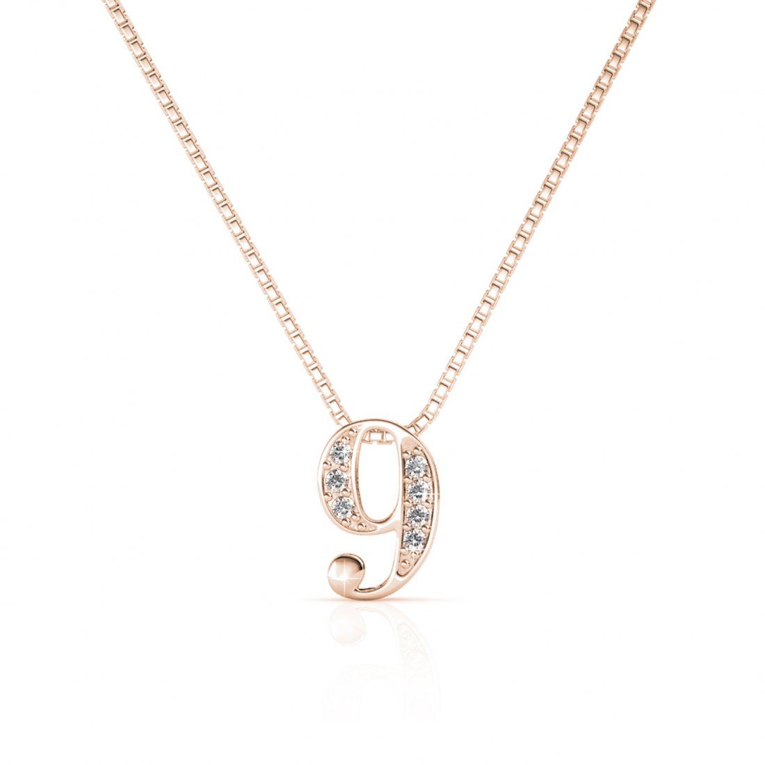 Myc paris - Pendentif sur chaine 'Number 9' pour Femmes