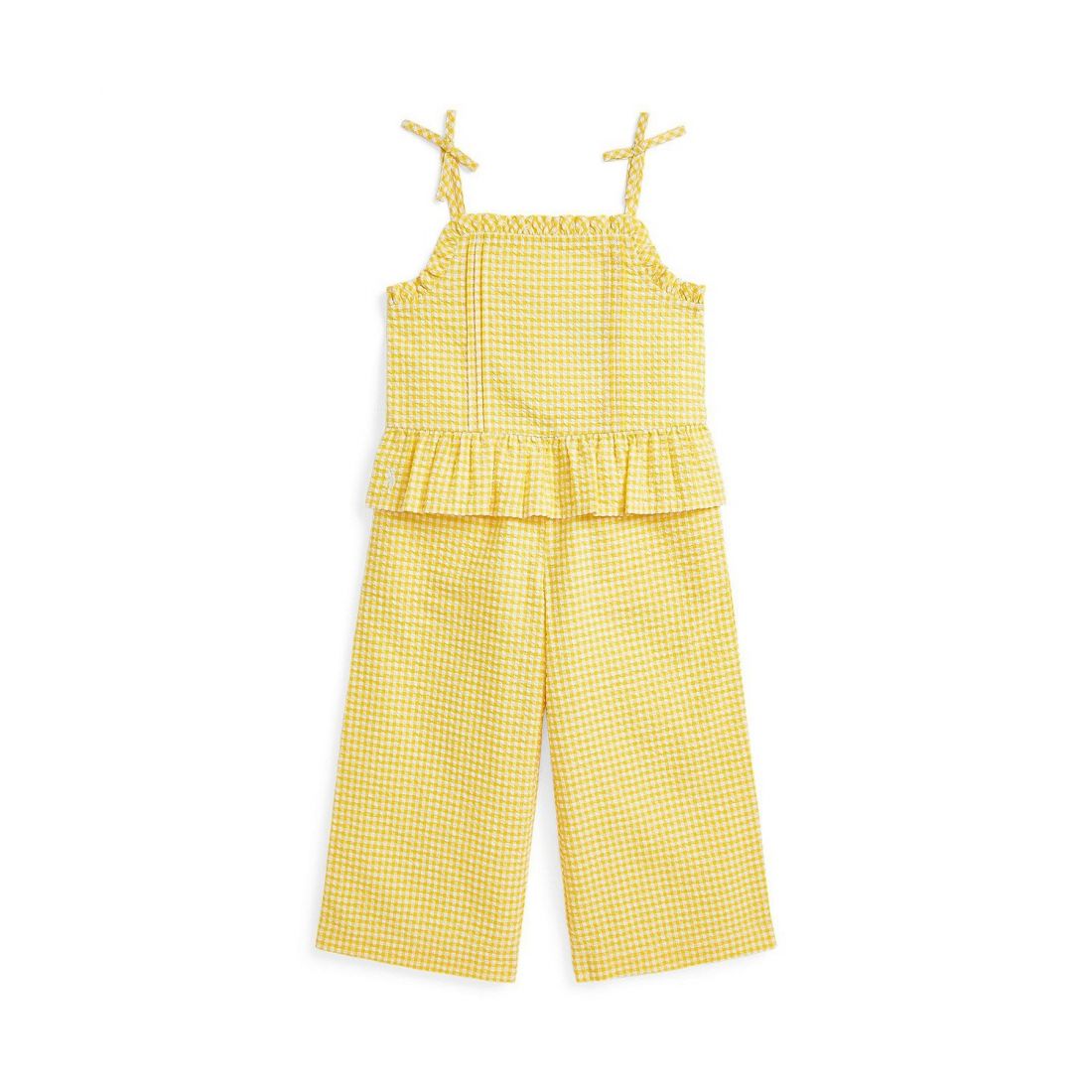 Polo ralph lauren - "Ensemble top et jeans 'Gingham Seersucker' pour Bambins & petites filles - 2 Pièces"