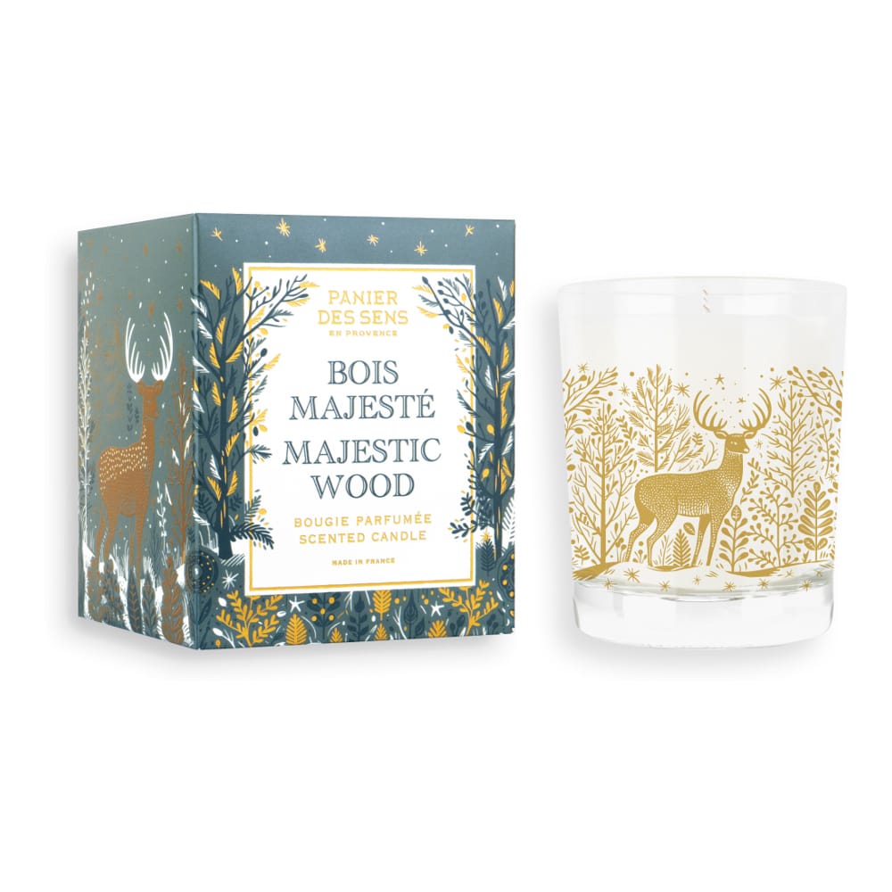 Panier des sens - Bougie parfumée 'Majestic Wood' - 180 g