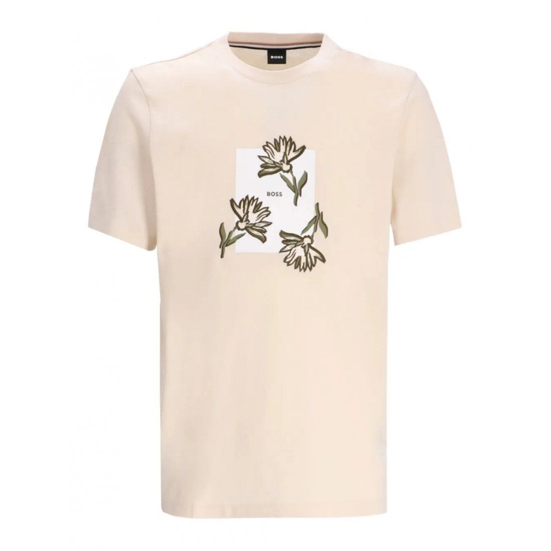 Boss - T-shirt 'Floral-Artwork' pour Hommes