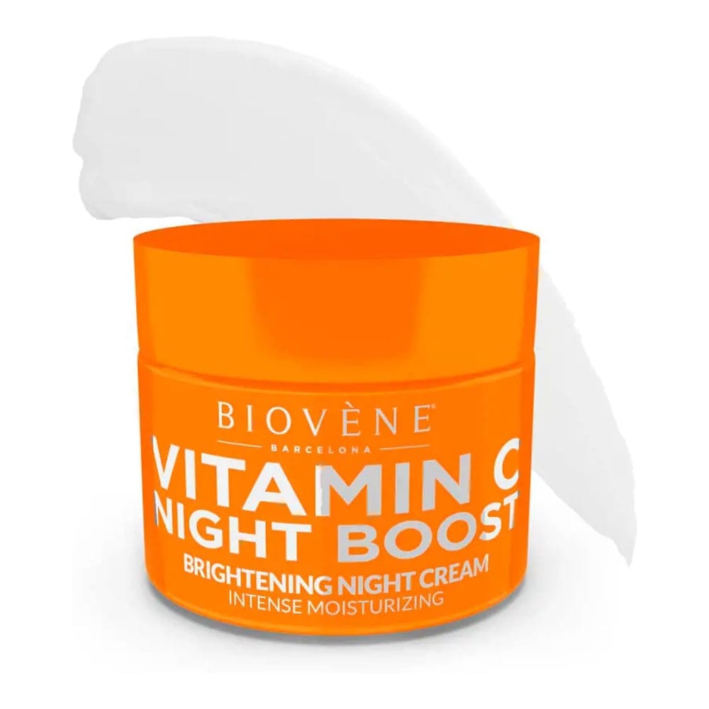 Biovène - Crème de nuit 'Vitamin C Night Boost Brightening Intense' - Peaux normales à mixtes, Peau grasse, 50 ml