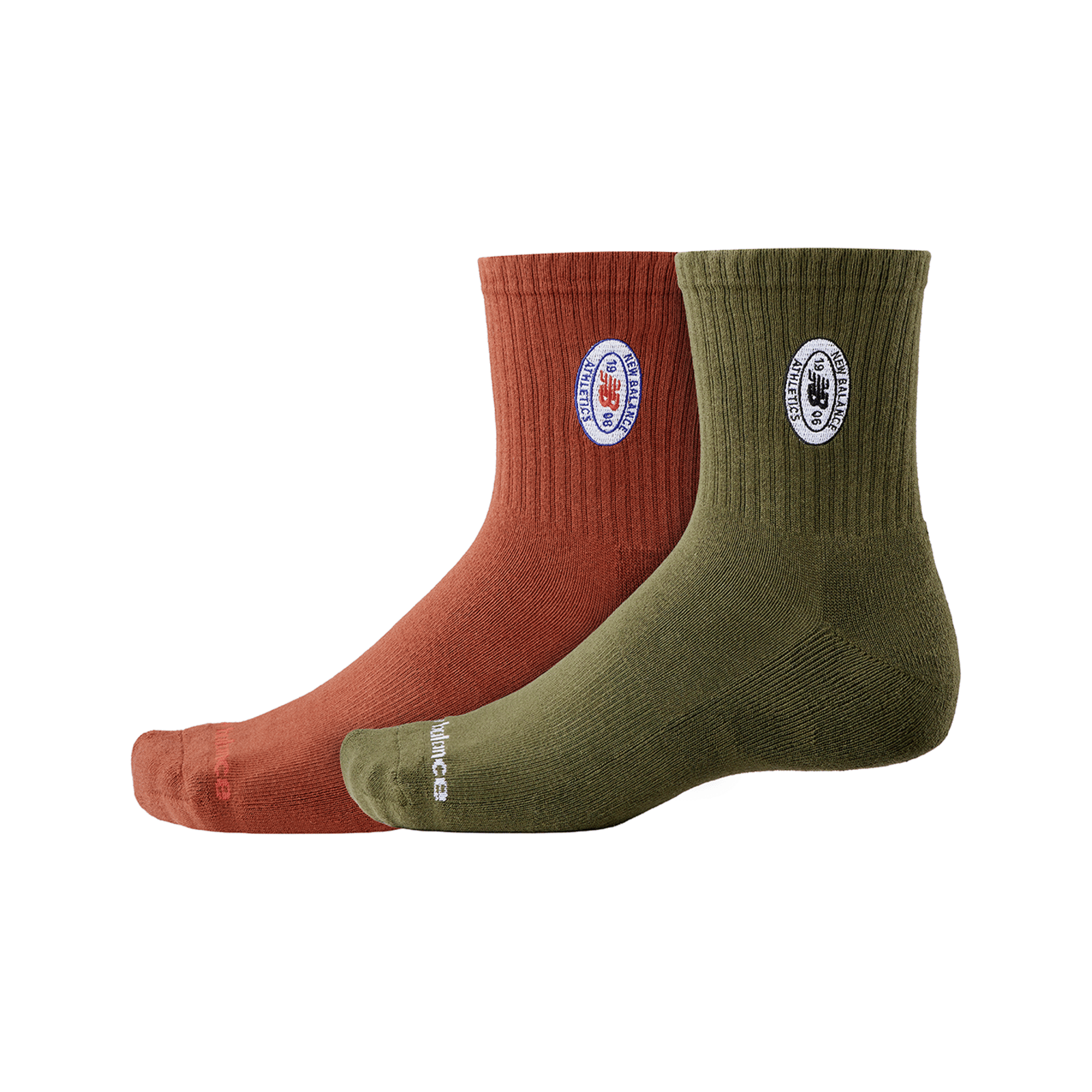 New balance Graphics QTR Crew Socks 2 Pack-S S