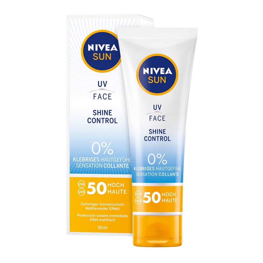 Nivea - Crème solaire pour le visage 'Sun Shine Control Facial SPF50' - 50 ml