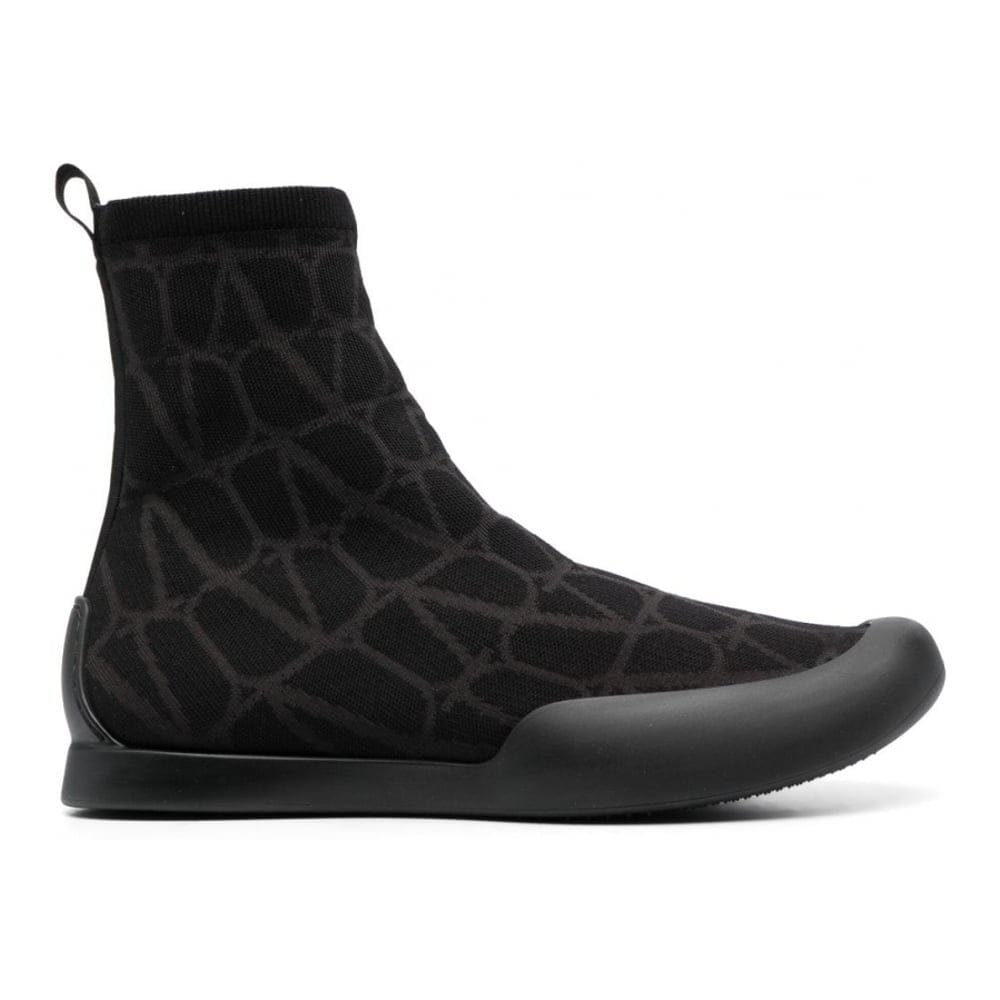 Valentino - Bottines 'Toile Iconographe Sock' pour Hommes