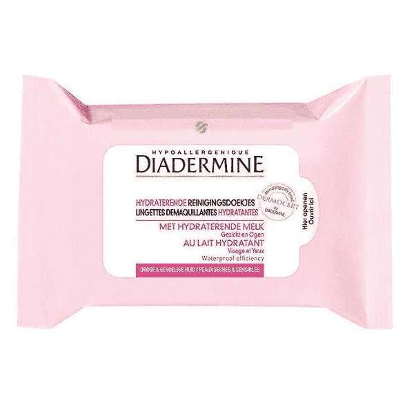 Diadermine - Lingettes nettoyantes 'Demaquillantes Hydratante' - 25 Lingettes