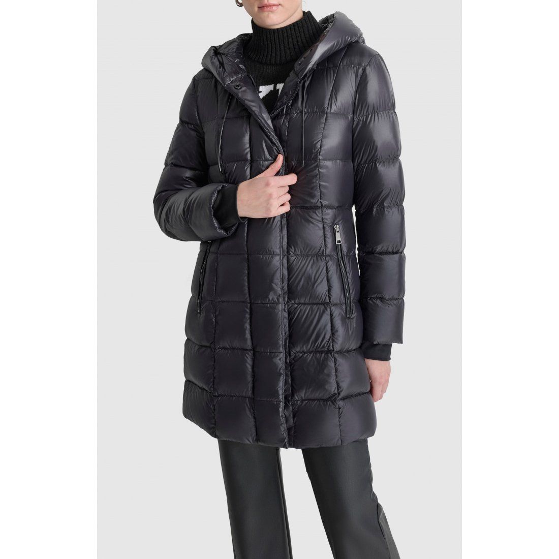 Dkny - Doudoune en plumes 'Hooded Packable' pour Femmes