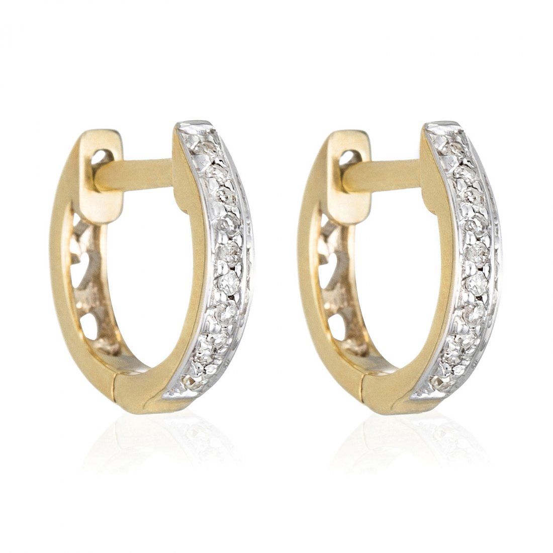 Comptoir du diamant - Boucles d'oreilles 'Anneau Pm' pour Femmes