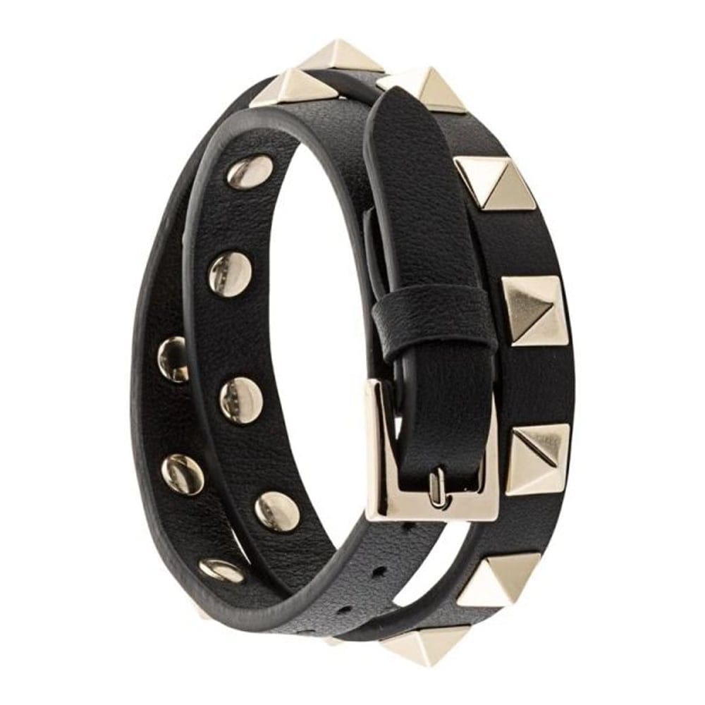 Valentino - Bracelet 'Rockstud Double-Strap' pour Femmes