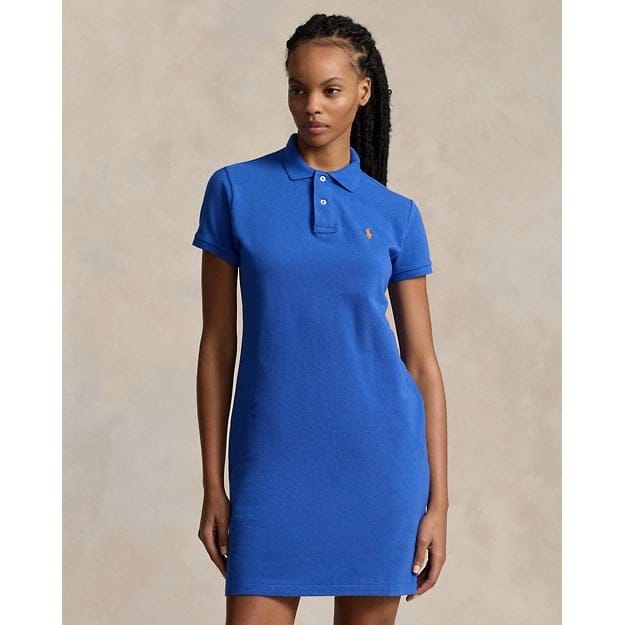 Polo ralph lauren - 'Cotton Mesh Polo Dress' pour Femmes