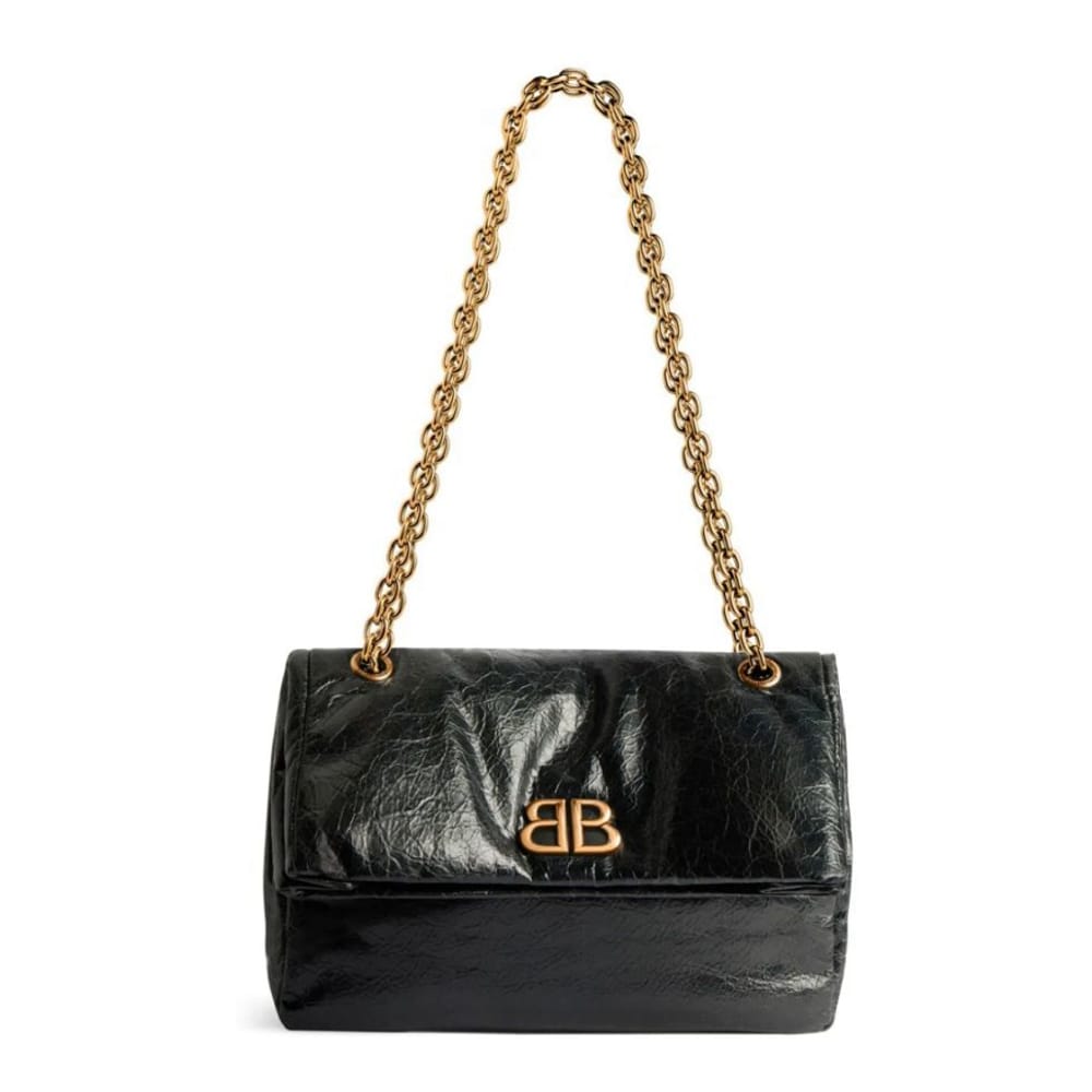 Balenciaga - Sac à bandoulière 'Small Monaco Chain-Strap' pour Femmes