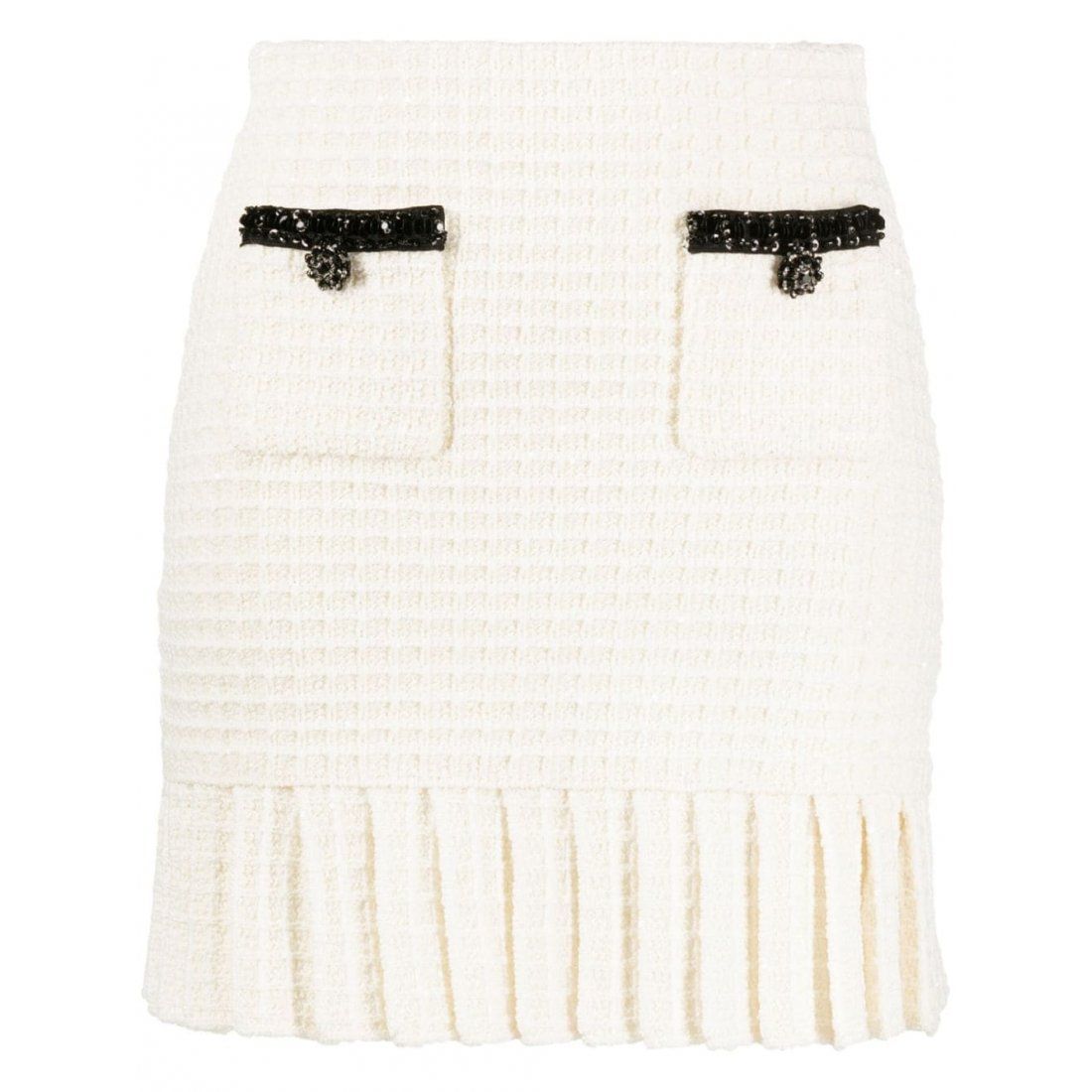 Self portrait - Mini Jupe 'Waffle-Knit' pour Femmes